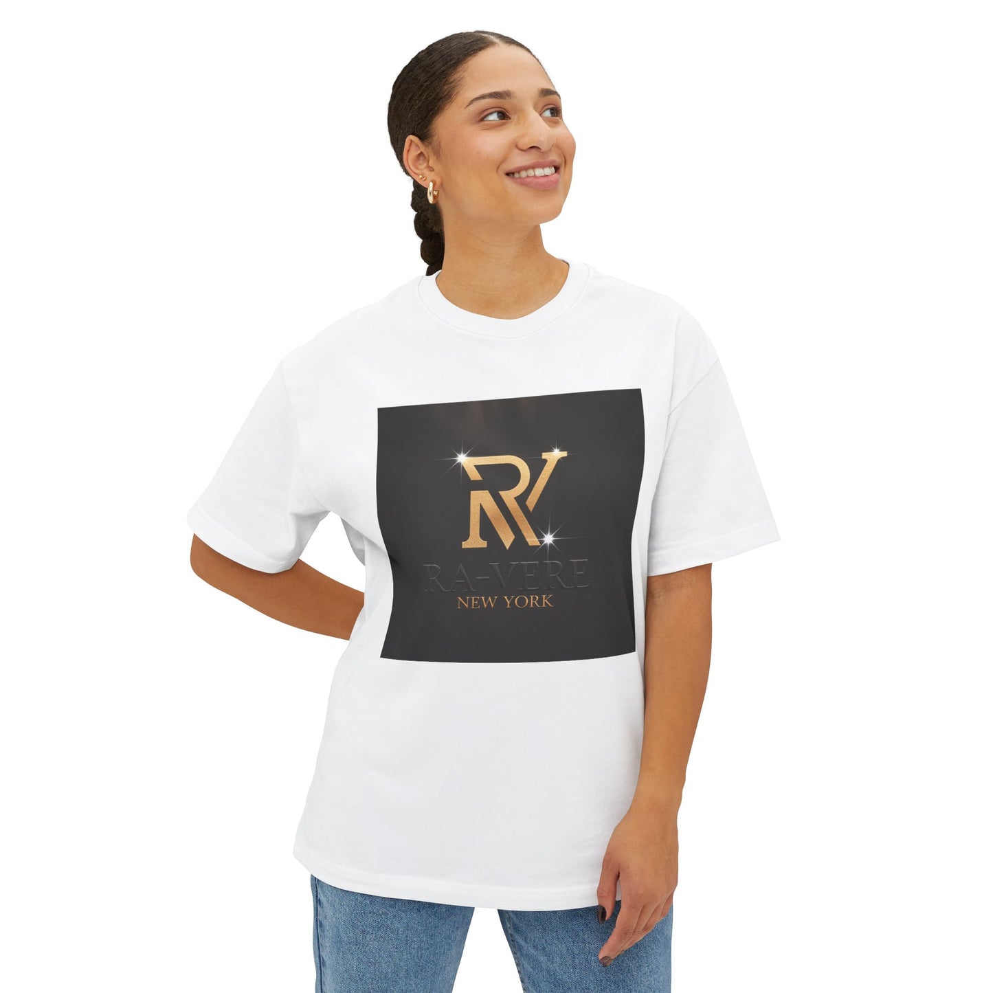 Monogram Oversized Tee - Gold and Black Urban Wear T-shirt