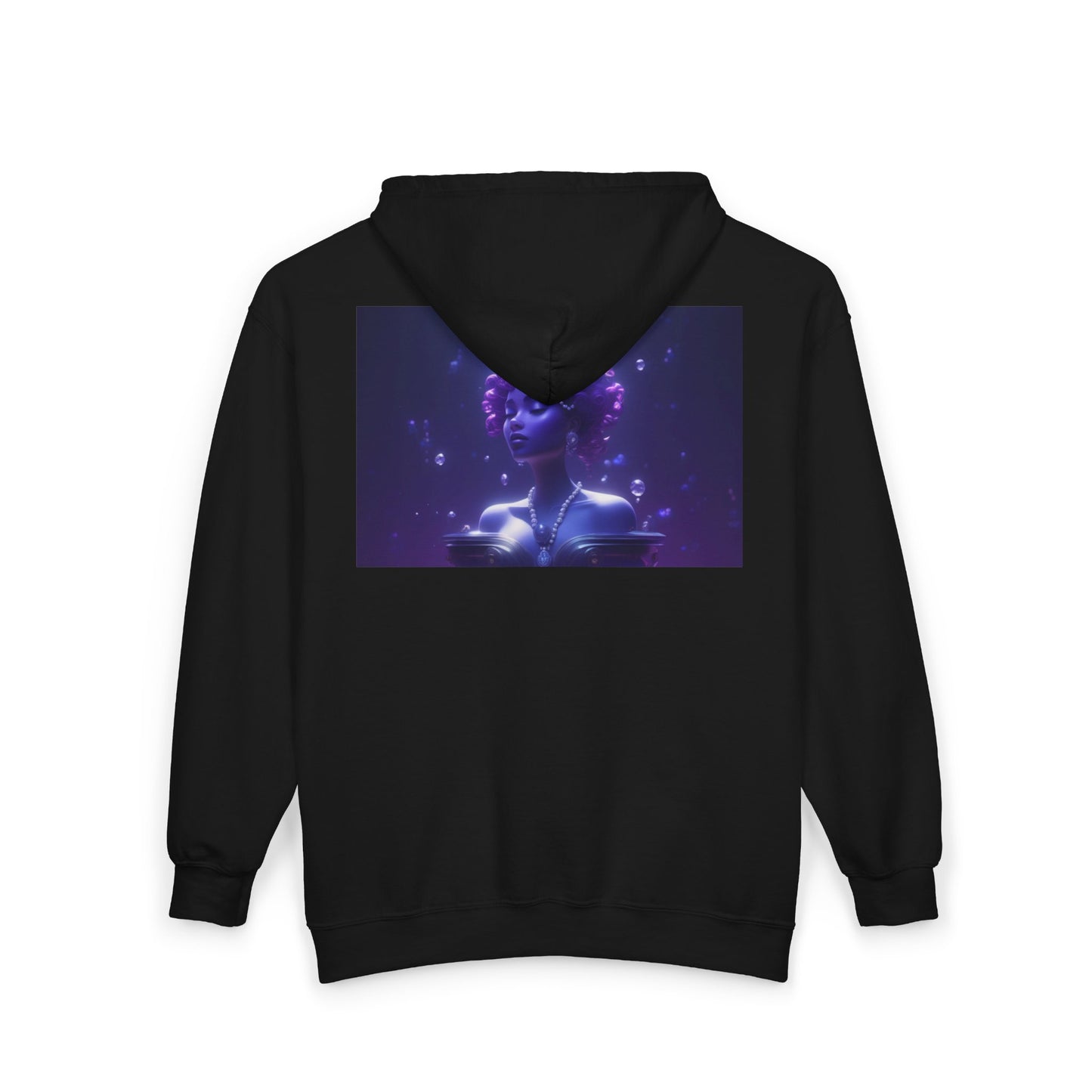 Gemini Zodiac Unisex Hoodie - Blue and Purple Twins Sign Sweatshirt
