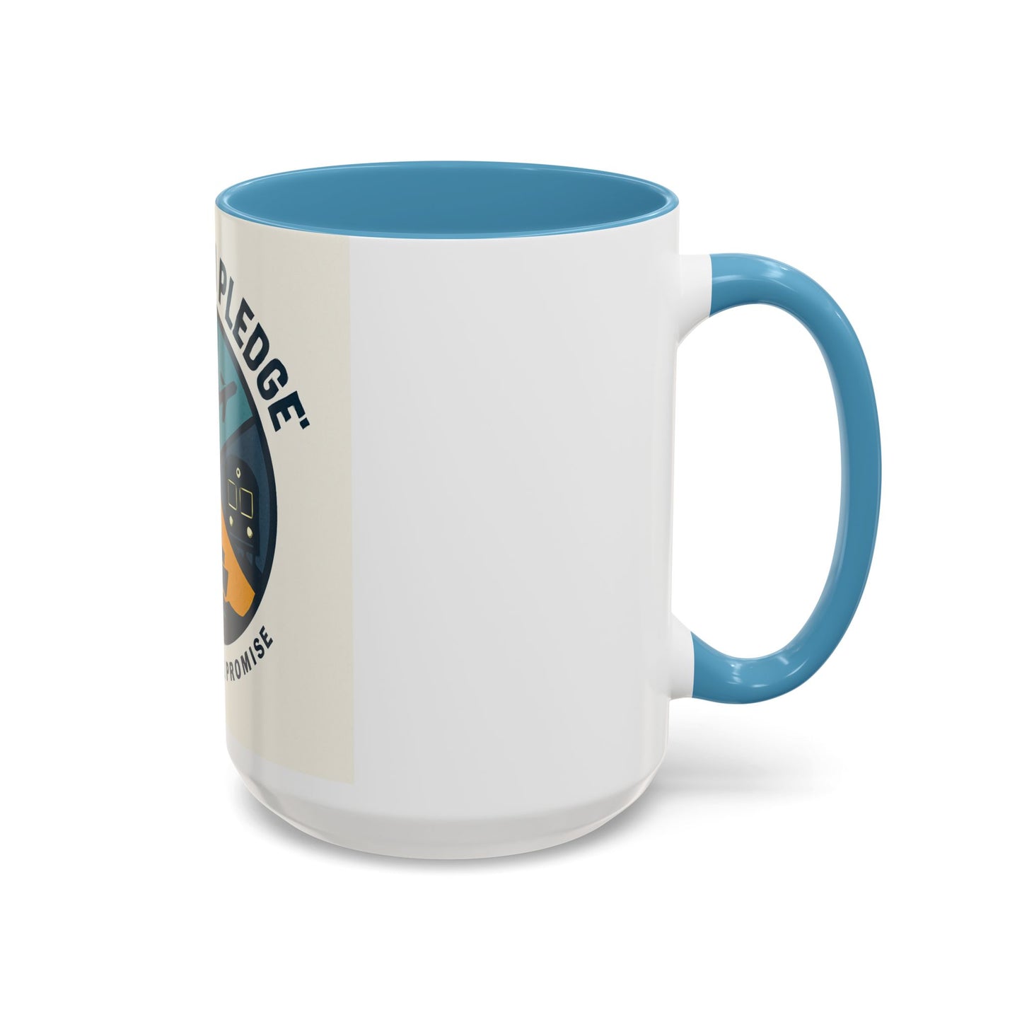 City Pride Accent Coffee Mug - 5 Borough Pledge Design, Unique Gift for NYC Lovers, Travel Souvenir, Office Decor, Coffee Lovers