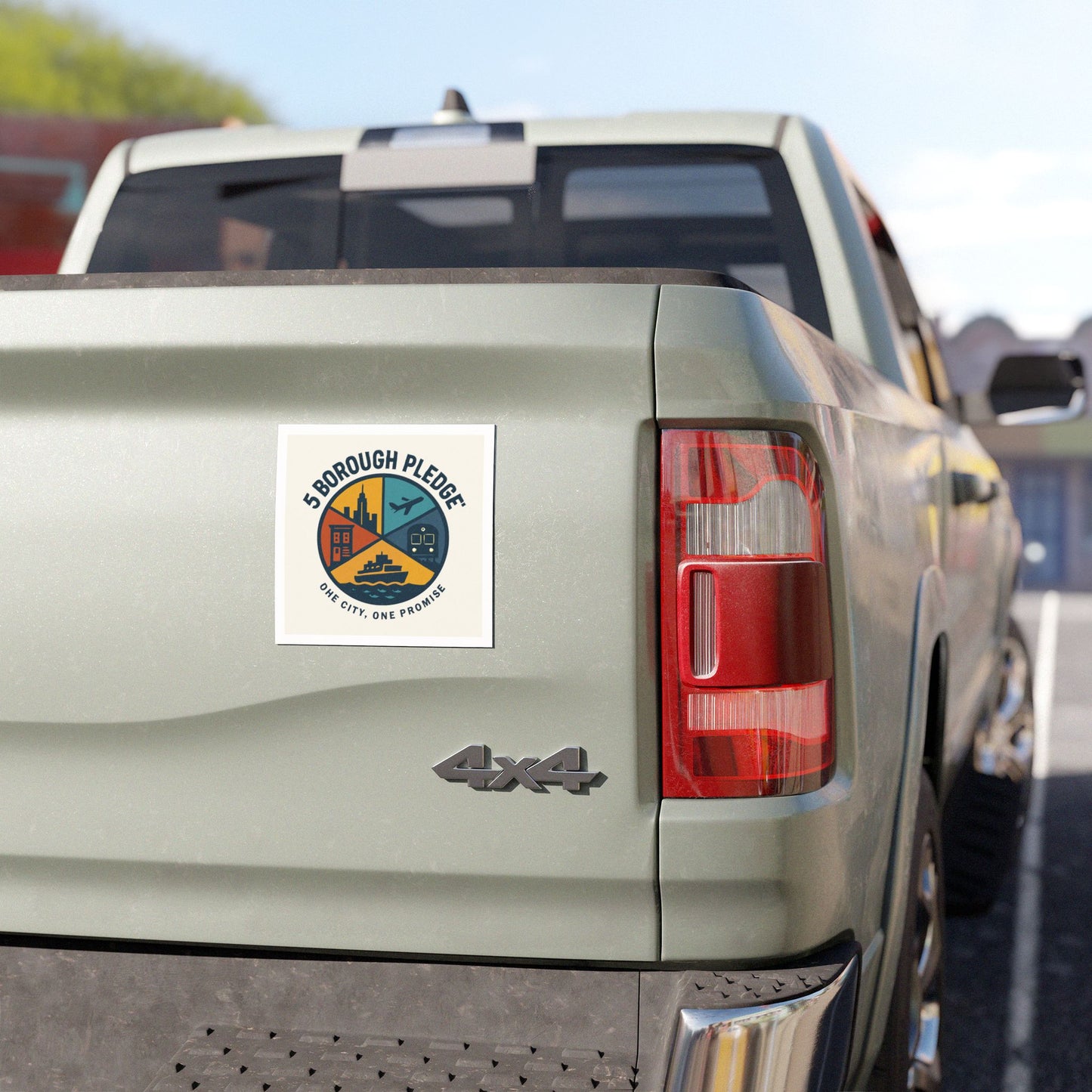 Car Magnets - 5 Borough Pledge Unity Symbol