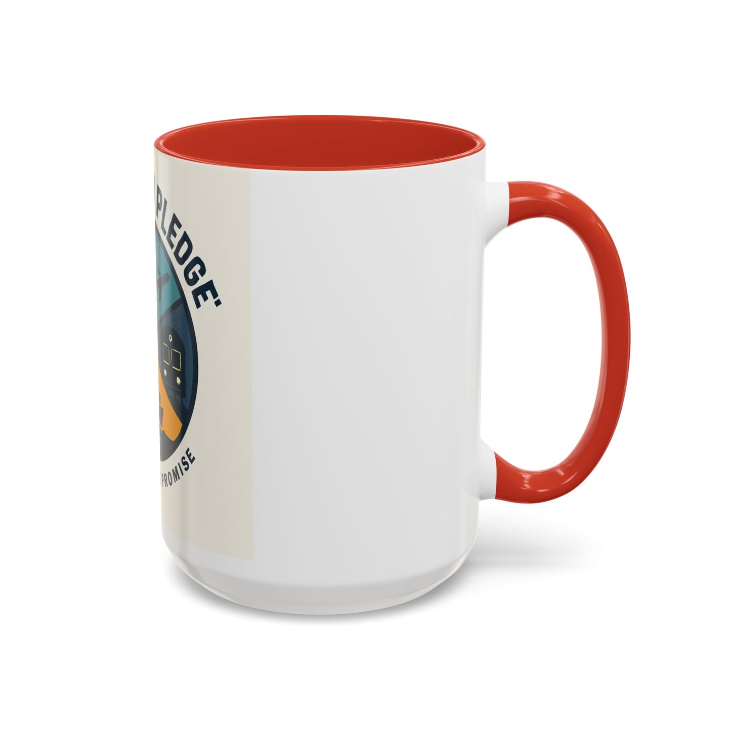 City Pride Accent Coffee Mug - 5 Borough Pledge Design, Unique Gift for NYC Lovers, Travel Souvenir, Office Decor, Coffee Lovers
