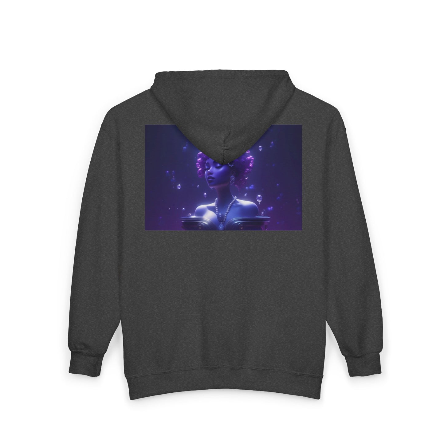 Gemini Zodiac Unisex Hoodie - Blue and Purple Twins Sign Sweatshirt