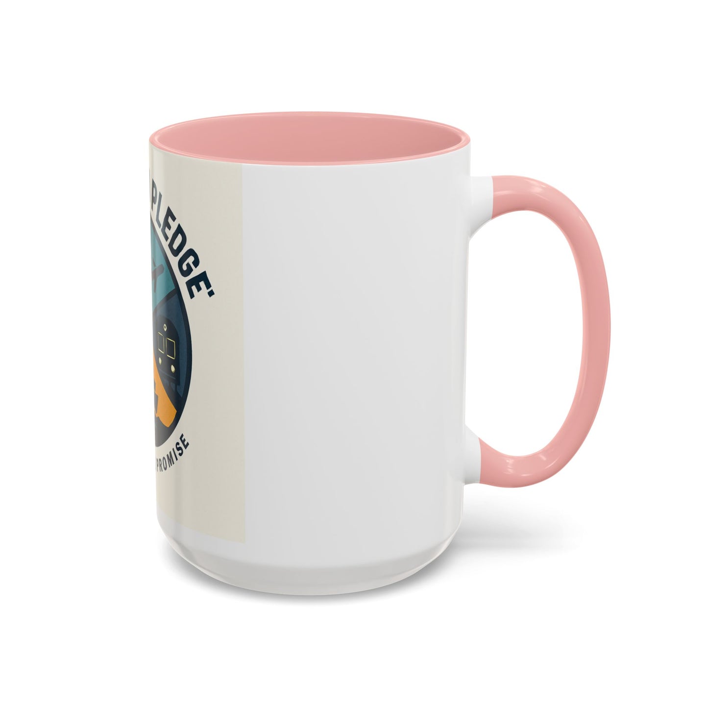 City Pride Accent Coffee Mug - 5 Borough Pledge Design, Unique Gift for NYC Lovers, Travel Souvenir, Office Decor, Coffee Lovers