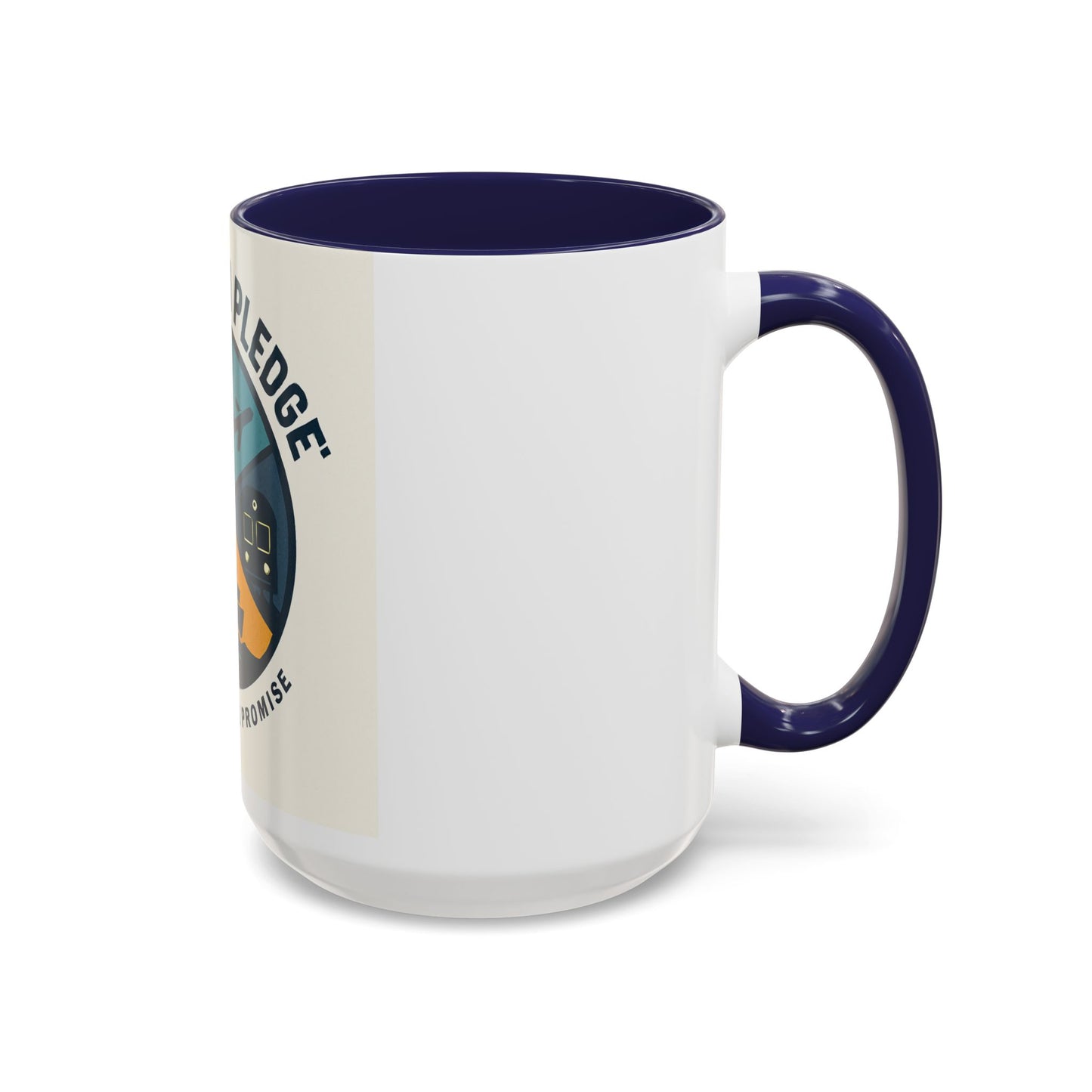 City Pride Accent Coffee Mug - 5 Borough Pledge Design, Unique Gift for NYC Lovers, Travel Souvenir, Office Decor, Coffee Lovers