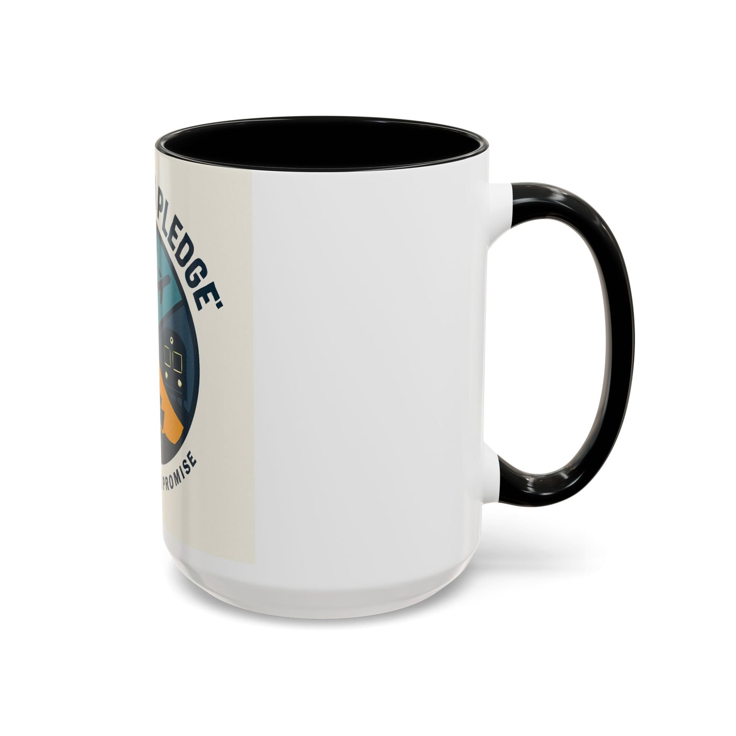 City Pride Accent Coffee Mug - 5 Borough Pledge Design, Unique Gift for NYC Lovers, Travel Souvenir, Office Decor, Coffee Lovers