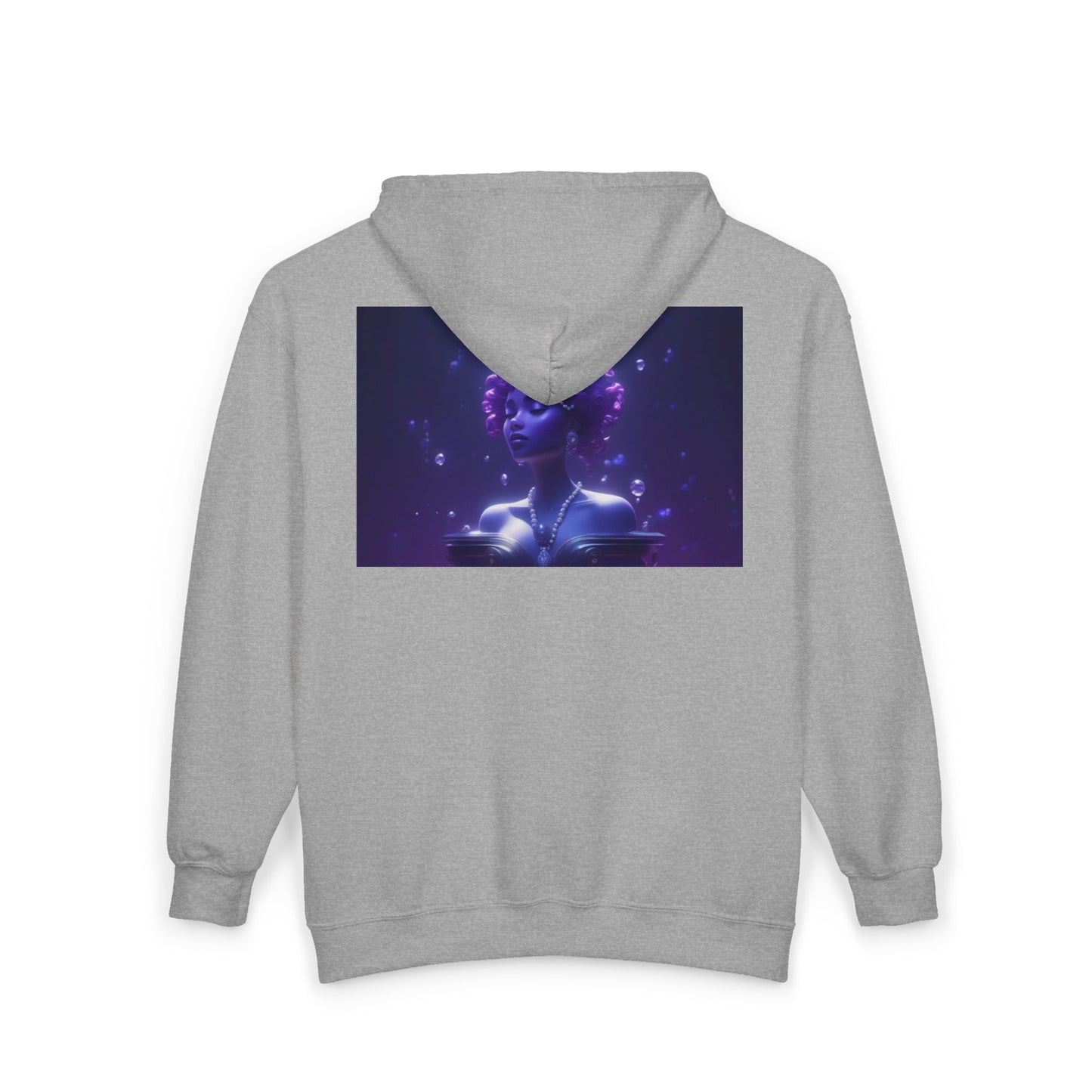 Gemini Zodiac Unisex Hoodie - Blue and Purple Twins Sign Sweatshirt