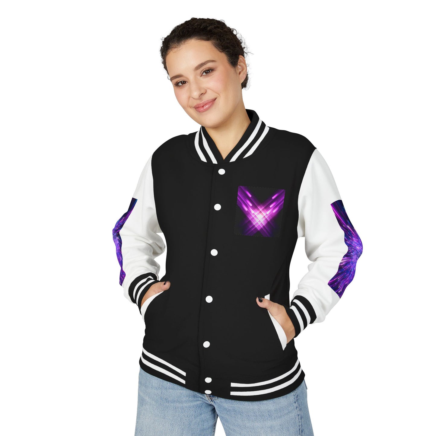 Galaxy-Inspired Unisex Heavyweight Letterman Jacket, Comfortable Teen Outerwear, Party and Festival Fashion, Personalized Gift for [...]