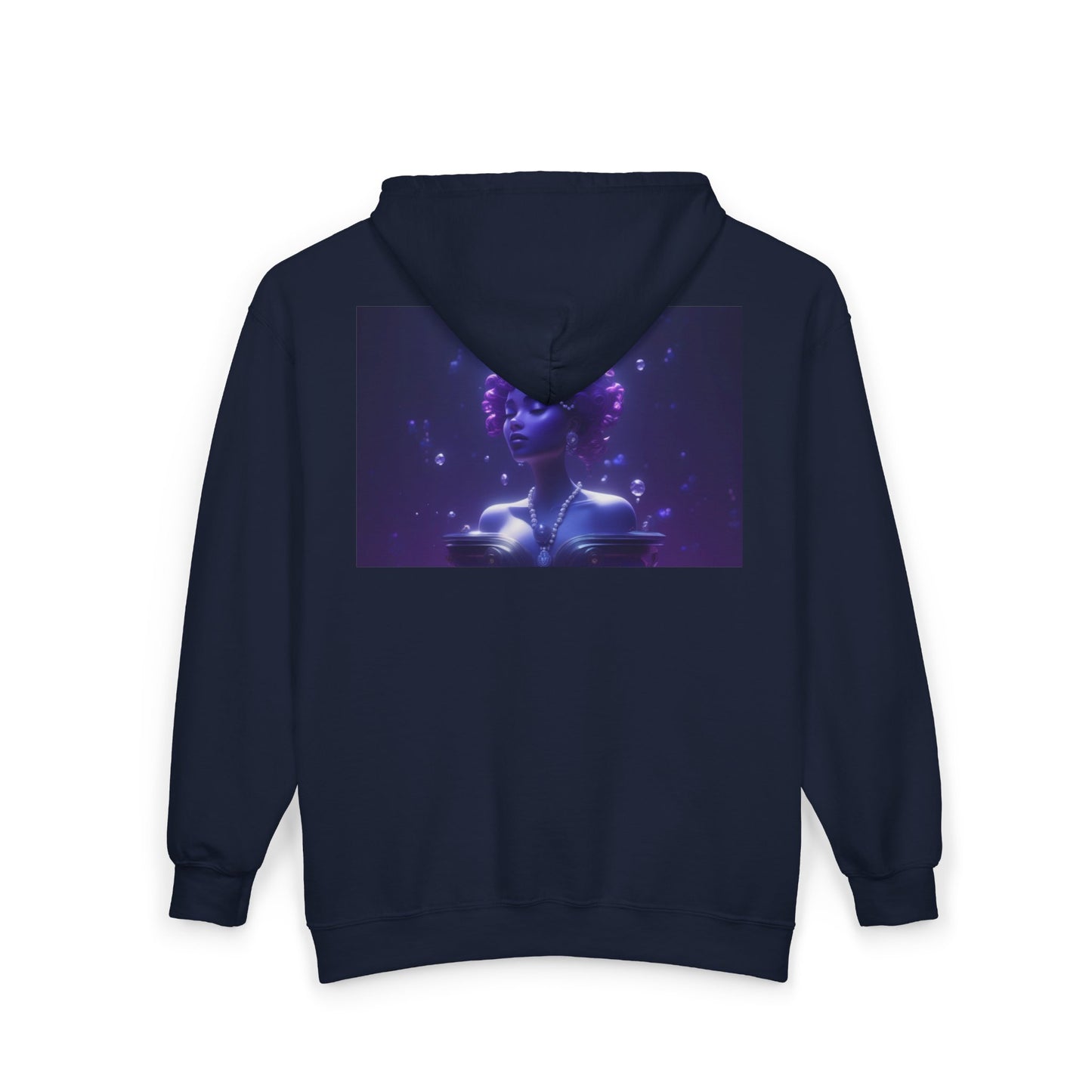 Gemini Zodiac Unisex Hoodie - Blue and Purple Twins Sign Sweatshirt