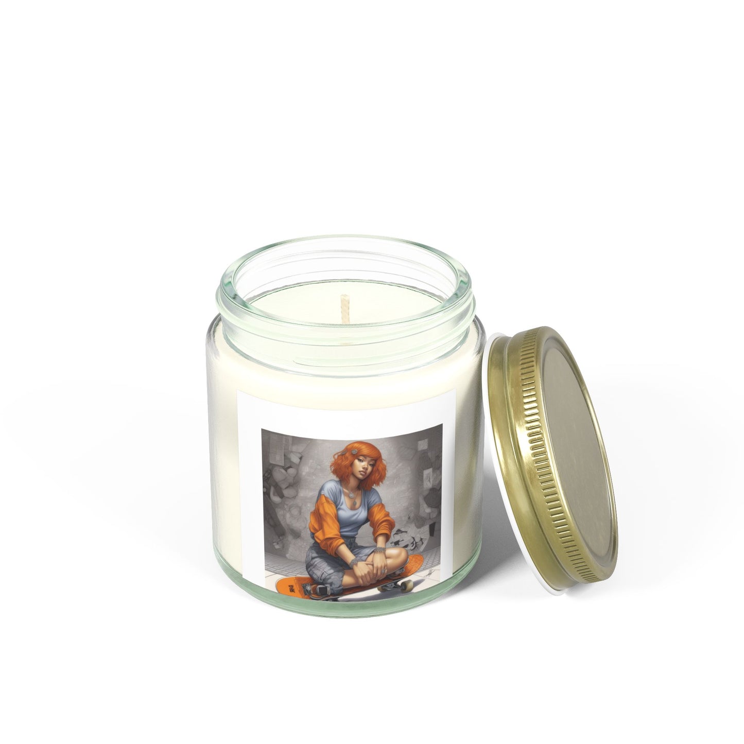 Coconut Apricot Scented Candles, Aromatherapy, Home Decor, Gift for Her, Self-Care, Relaxation